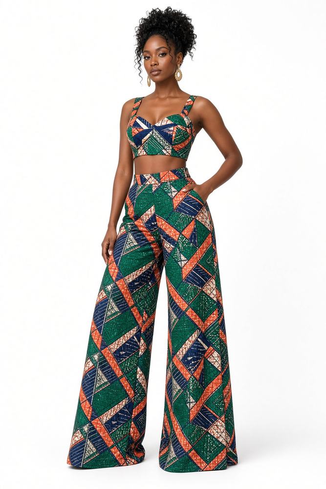 Emerald Palazzo Set