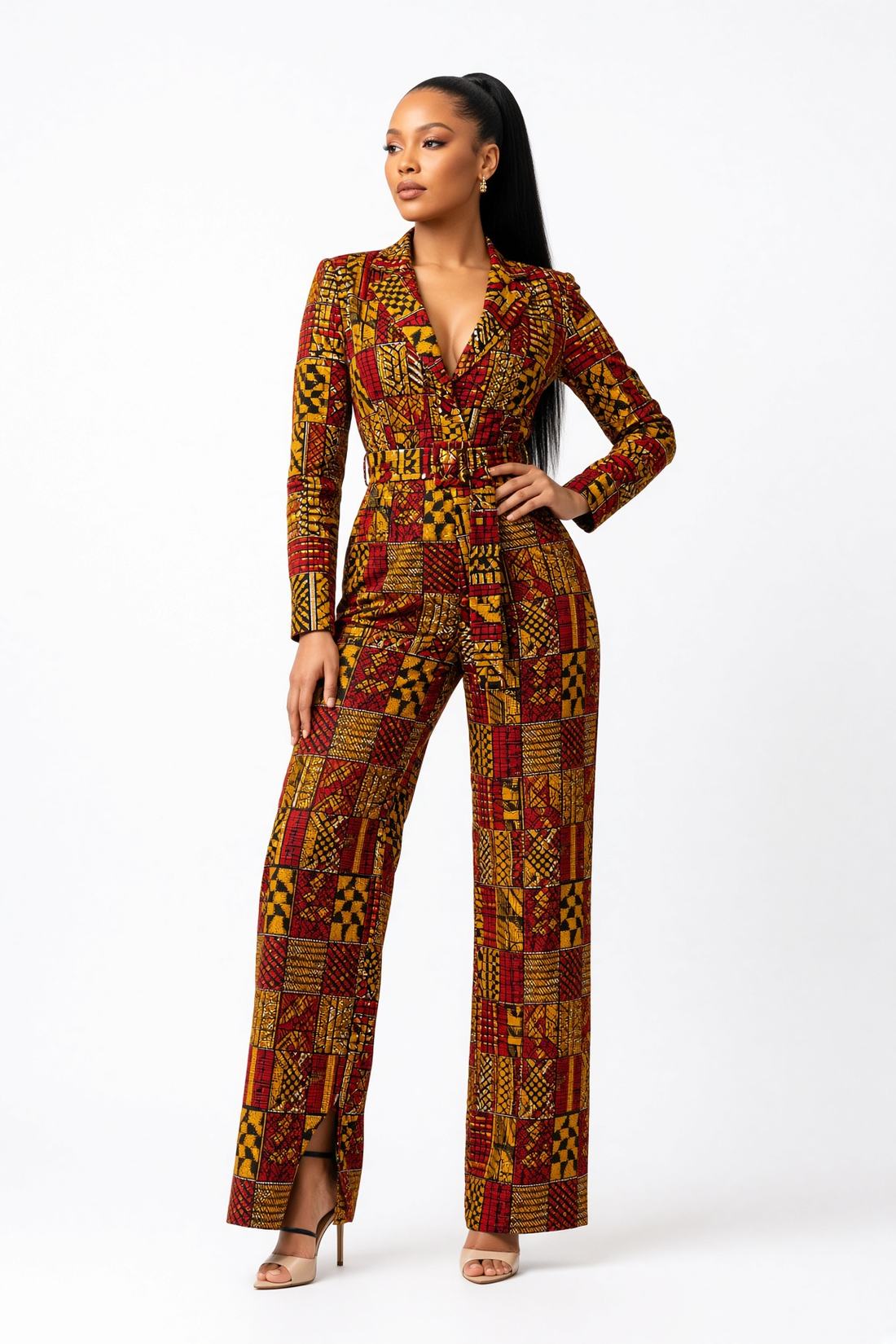 Sahara Kente Jumpsuit